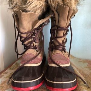 Sorel Joan of Arctic waterproof fur lined boots